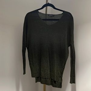 Olive long sleeve sweater